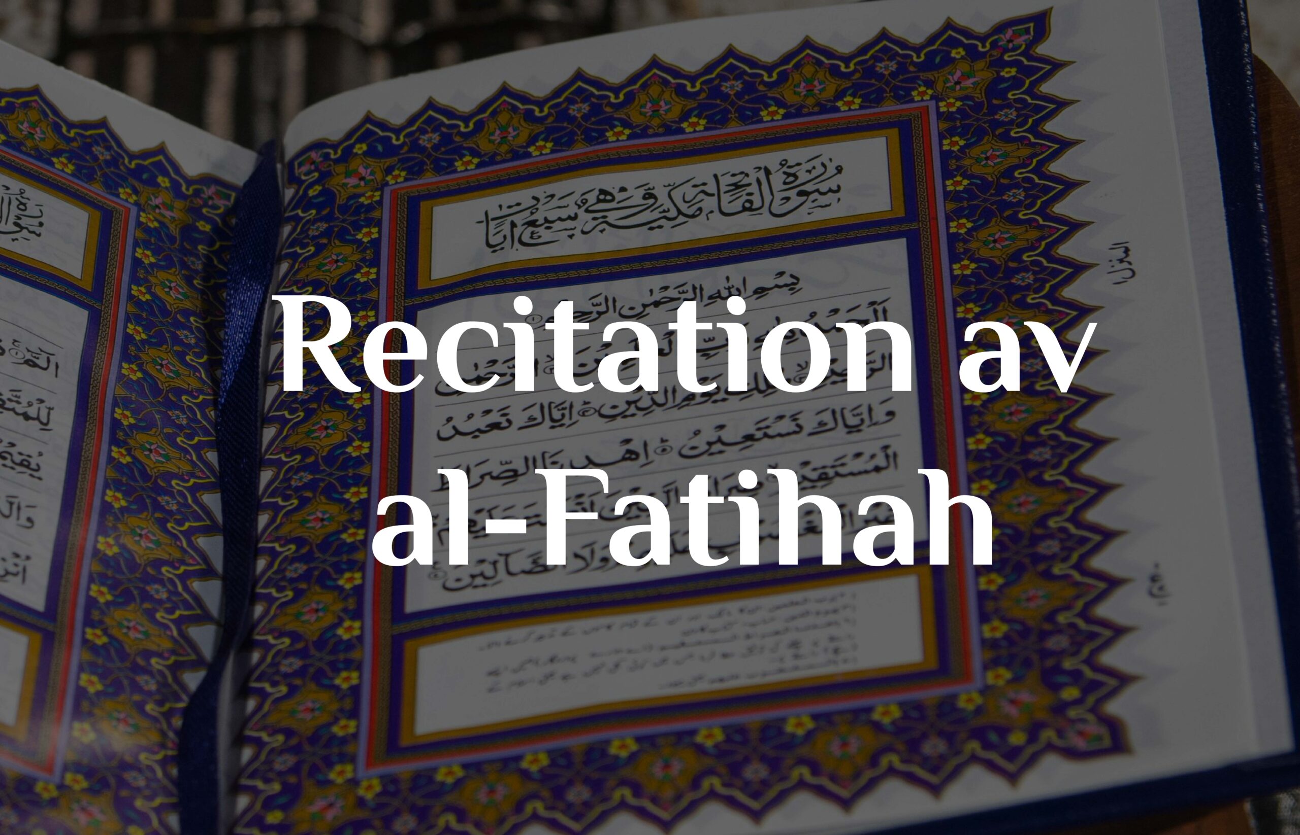 Recitation av al-Fatihah