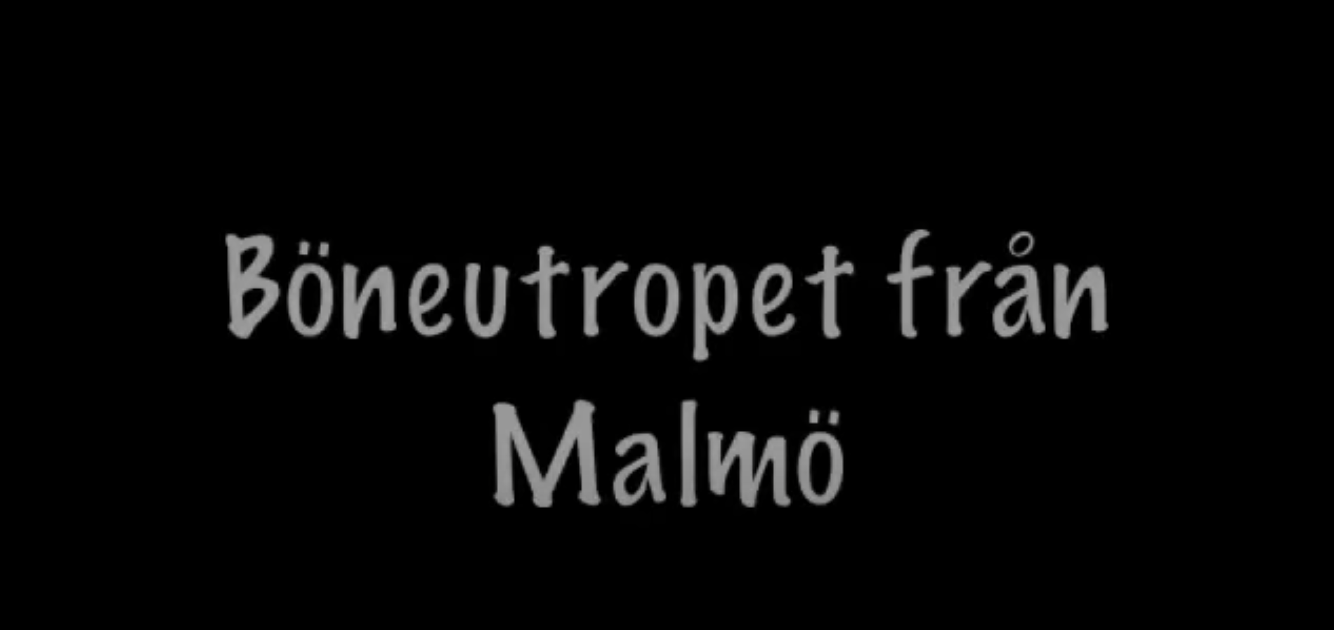 Böneutropet från Malmö moskén i Skåne