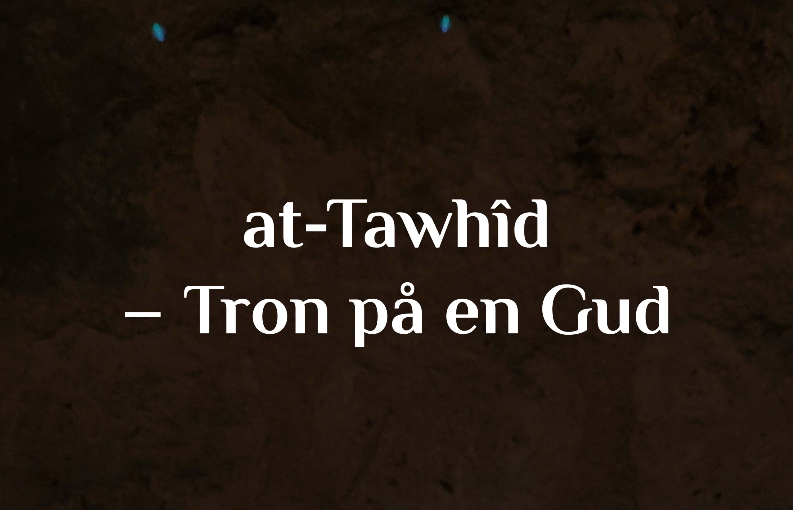 at-Tawhîd – Tron på en Gud
